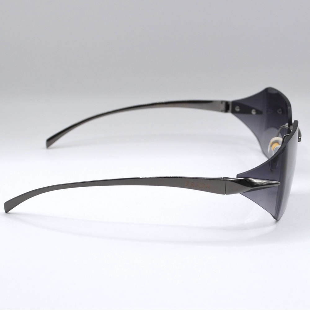 Prada Women’s Rimless Sunglasses | Silver | Minor Unnoticeable Scratch | New - Picture 3 of 14
